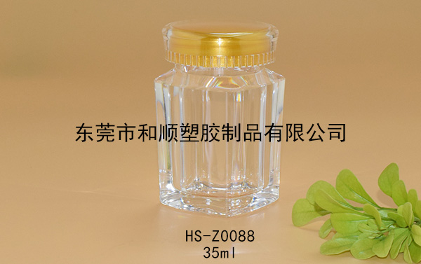 35ml虫草藏红花高透方瓶 HS-Z0088